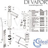 Ideal Standard Tesi Single Lever Basin Mixer Vessel Tap Spares